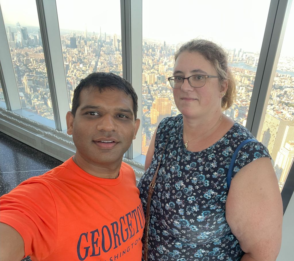 Golden Hour at the One World Observatory in&nbsp;NYC